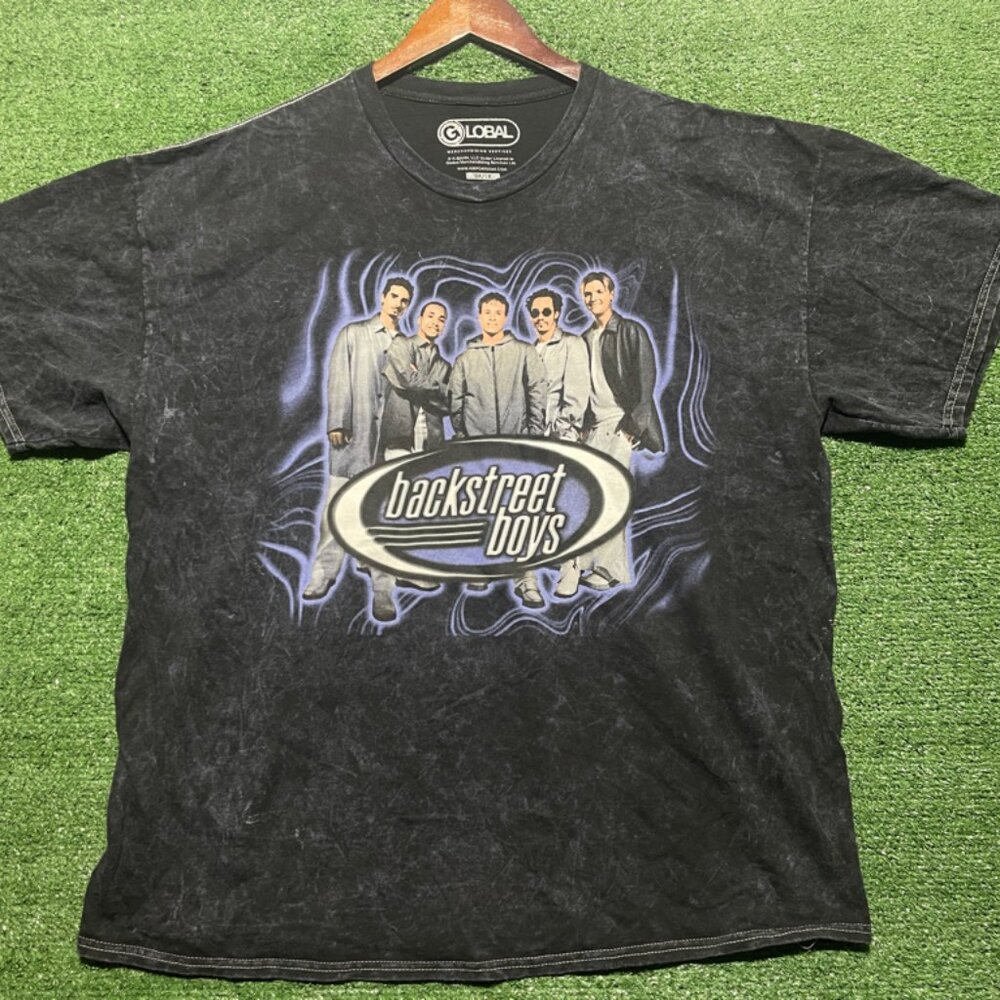 Backstreet Boys Boy Band Washed Black XL